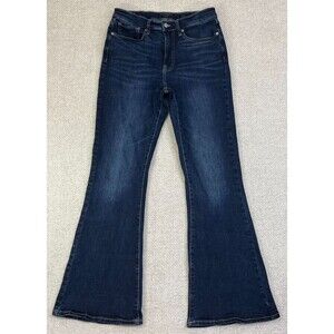 Lucky Brand Jeans Stevie High Rise Flare Women's Size 10 / 30 Stretch Blue Denim